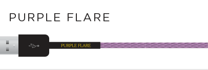 Purple Flare USB 2.0 Cable